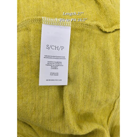 Cabi Ease Turtleneck Top – Lime Green – Size Small - Picture 5 of 6